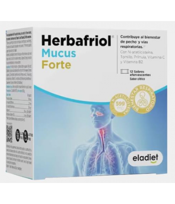 Herbafriol Mucus Forte - 12 Saquetas - Eladiet